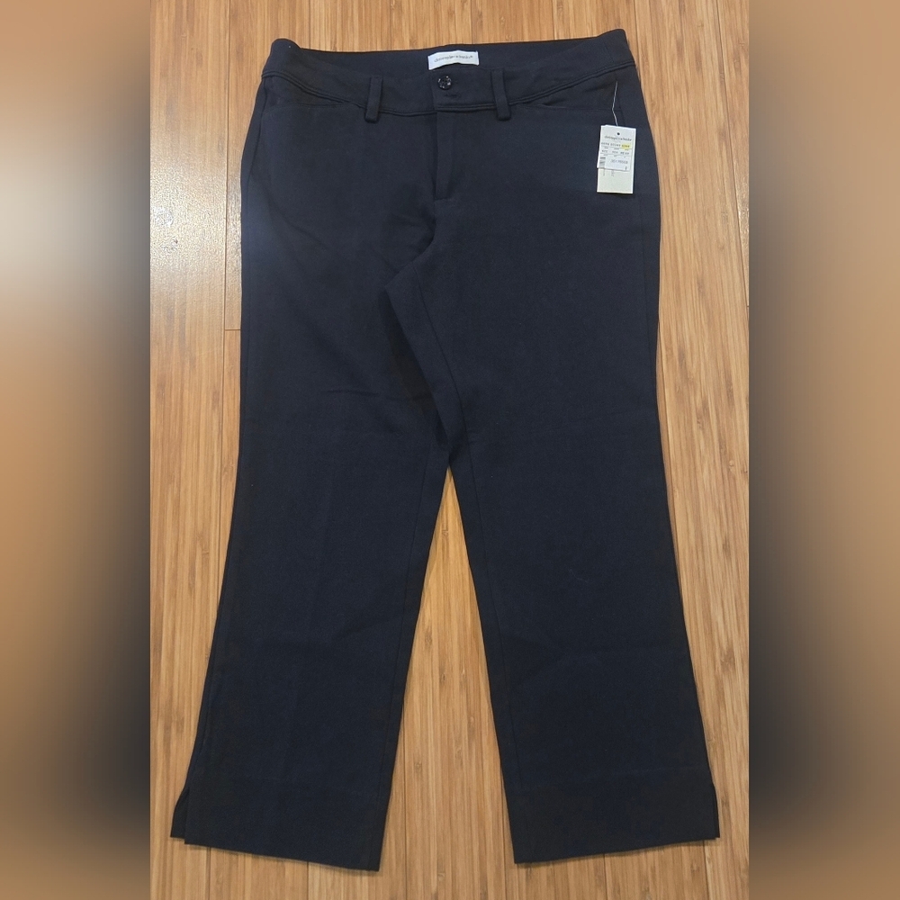 NWT Christopher & Banks Classic Blue Straight-Leg Pants
